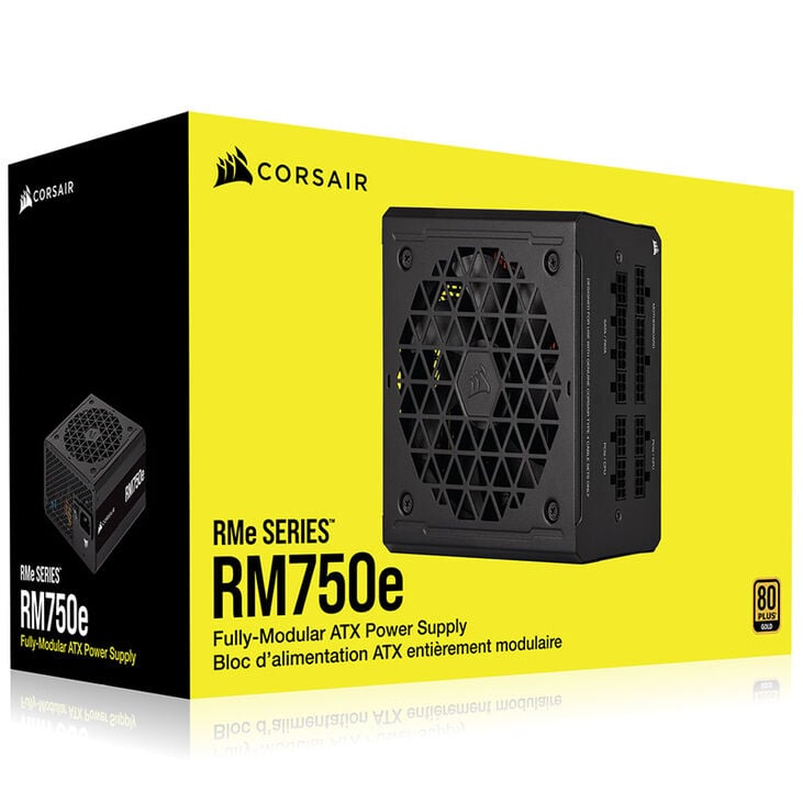 Corsair RMe Series RM750e Netzteil 80 PLUS Gold, ATX 3.0, PCIe 5.0 - 750 Watt, schwarz image number 6