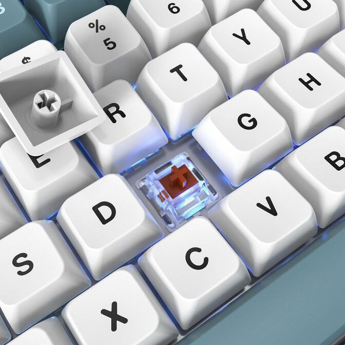 Montech MKey TKL Freedom Gaming Tastatur - GateronG Pro 2.0 Brown (US) image number 3