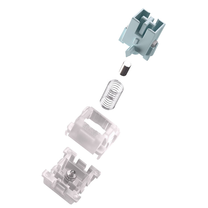 Glorious Lynx HE Silent Switches, Hall Effect, Linear, MX Stem, 40g - Lubed, 36 Pieces image number 6