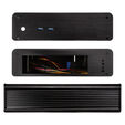 Akasa Euler M Fanless Mini-ITX case, 80W power supply, OEM - black image number null
