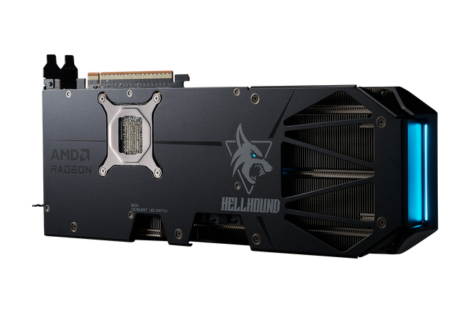 PowerColor Hellhound Radeon RX 9070 GRE Grafikkarte, 12288 MB GDDR6 image number 7