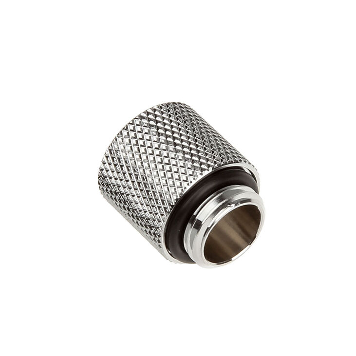 Bitspower Adapter G1/4 inch Male to G1/4 inch Female - 15mm, silver glossy image number 1