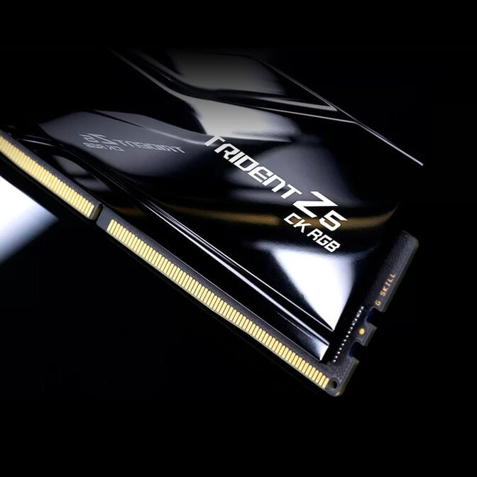 G.Skill Trident Z5 CK RGB DDR5-9600 RAM, CL46, XMP 3.0, CUDIMM - 48 GB Dual-Kit, schwarz image number 7