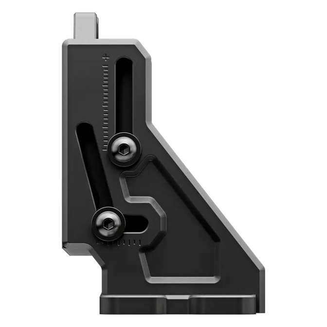 Simucube Wheelbase Mount v2 Bracket, -24 to +20 degrees tilt, Aluminium - Black image number 2