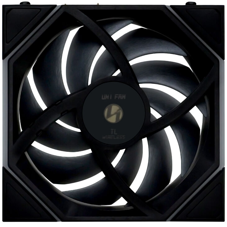 Lian Li UNI FAN TL Wireless Fans, ARGB, PWM, 3-Pack – Reverse Blade, 120 mm, Black image number 6