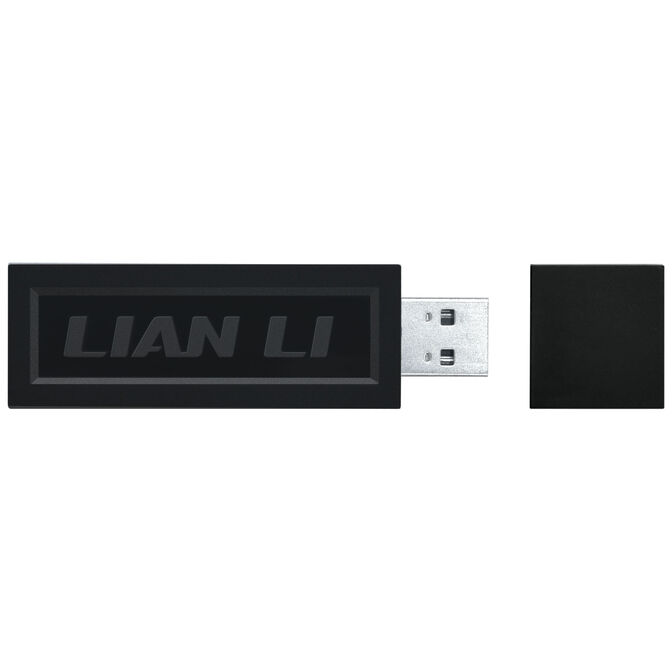 Lian Li UNI FAN SL Wireless LCD L&uuml;fter, ARGB, PWM, 3er-Pack inkl. Controller - Reverse Blade, 120 mm, schwarz image number 11