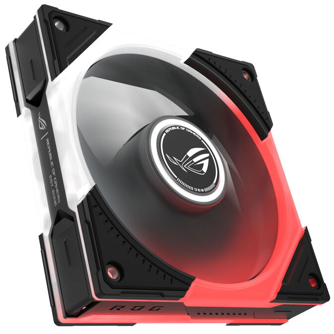 ASUS ROG Eurux GR120 ARGB PWM Fan - Reverse Blade, 3-Pack, black image number 6
