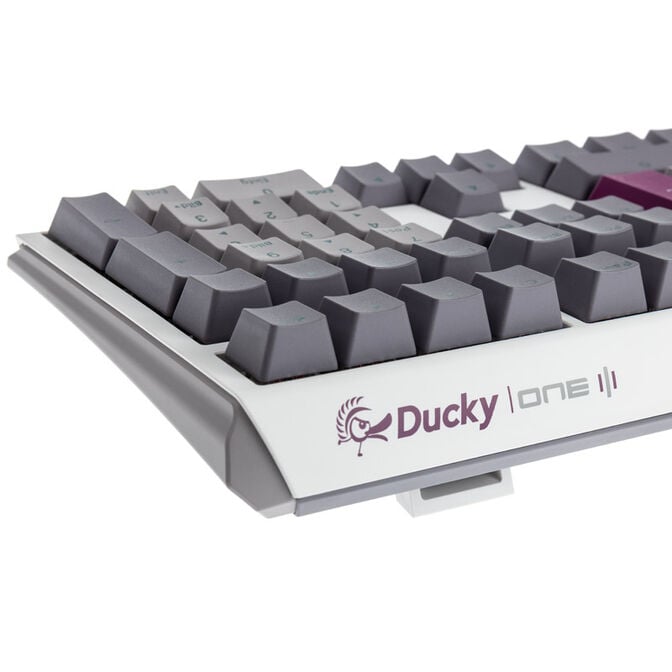 Ducky One 3 Mist Grey Gaming Keyboard, RGB LED - MX-Ergo-Clear image number 6