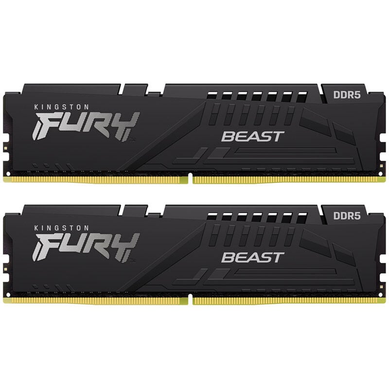 Kingston Fury Beast DDR5-5600 RAM, CL40, XMP - 16 GB Dual-Kit, black