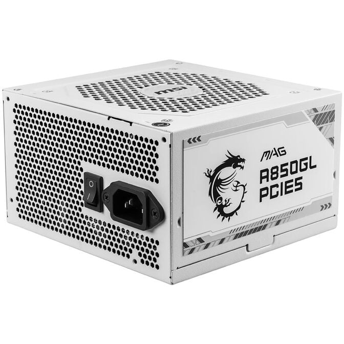 MSI MAG A850GL PCIe5 White Netzteil, 80 PLUS Gold, vollmodular, ATX 3.0, PCIe 5.0 - 850 Watt image number 3