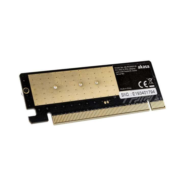 Akasa M.2 PCIe Adapter mit Kühler - schwarz image number 2