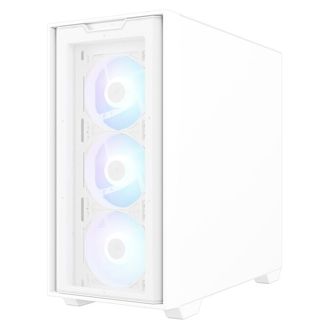 ASUS A21 PLUS PC-Geh&auml;use, Mini-Tower, Micro-ATX, RGB, Tempered Glass - wei&szlig; image number 2