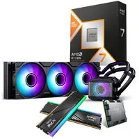 AMD Ryzen 7 9850X3D Bundle mit 32 GB RAM und Phanteks AiO &ndash; schwarz