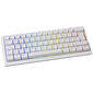Ducky One X Mini Wireless Gaming Tastatur, induktiv, Hot Swap, RGB - Ducky Inductive Switch, ISO (DE), weiß
