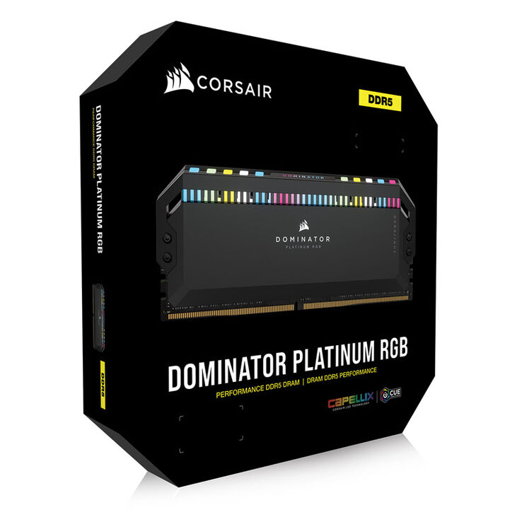 Corsair Dominator Platinum RGB DDR5-6600 RAM, CL32, XMP - 64 GB Quad-Kit, schwarz image number 9