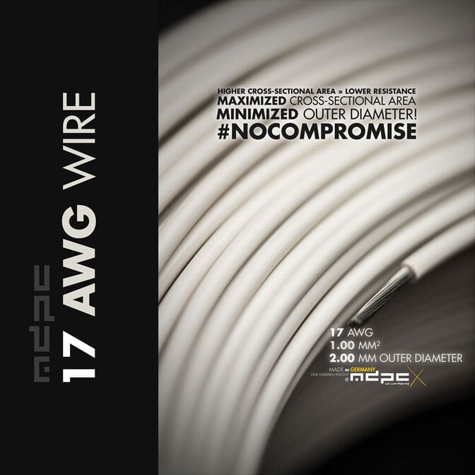 MDPC-X Schaltlitze 17-AWG Creme-White, 1m image number 0