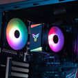 Jonsbo CR-1400 CPU-K&uuml;hler, ARGB - 92mm, schwarz image number null