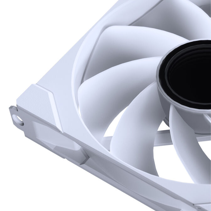 PHANTEKS M25 Gen2 PWM D-RGB Fan - Reverse Blade, 140mm, White image number 8