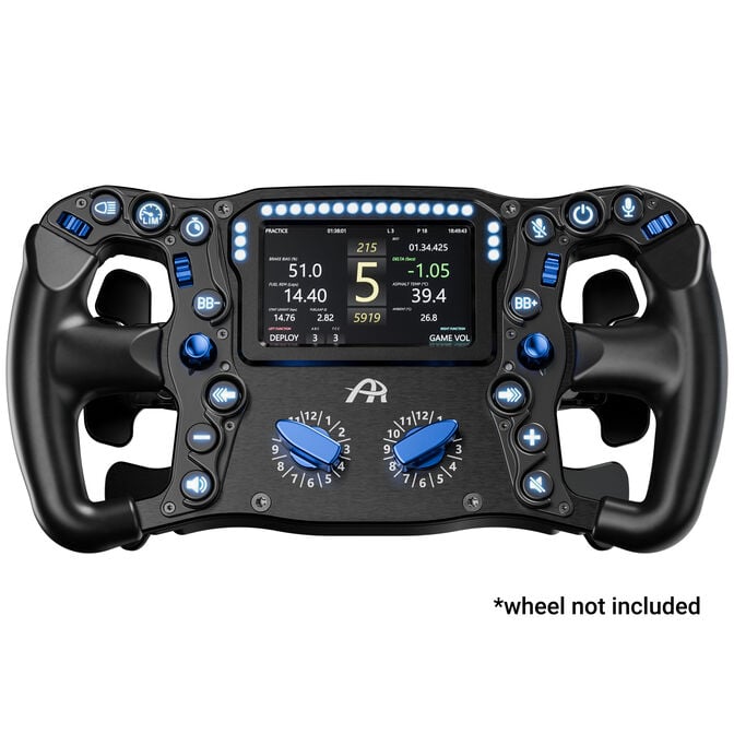 Ascher Racing Knob Kit Pro Steering Wheel Accessory, CNC Aluminium, Artura Ultimate/Pro - Blue image number 1