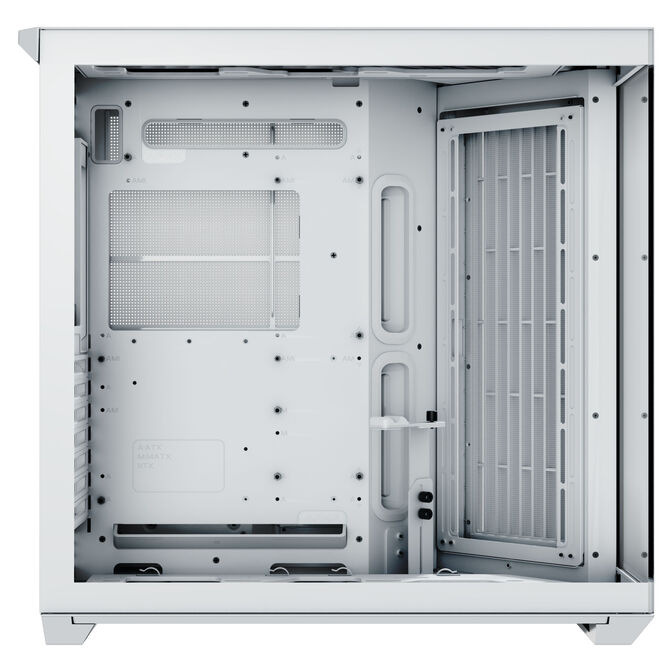 APNX V1 PC Case, Mid Tower, ATX, Tempered Glass &ndash; White image number 7