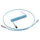 CableMod PRO Coiled Keyboard Cable USB-C zu USB Typ A, Blueberry Cheesecake - 150cm