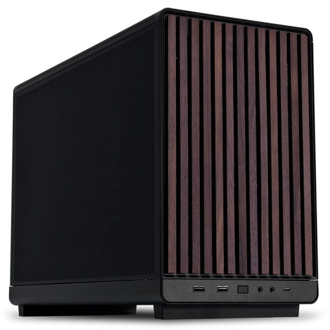 Lian Li DAN Cases A3-mATX Wood Edition PC-Geh&auml;use, Micro-ATX - Walnuss, schwarz image number 0