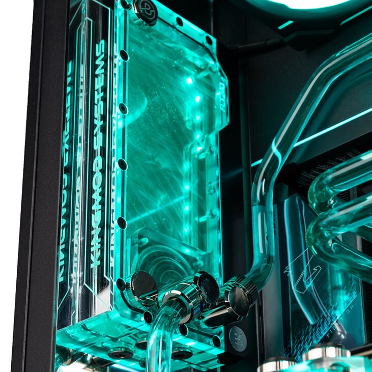 Gaming PC Crystal Phantom, Intel Core i9-14900K, NVIDIA GeForce RTX 5090 - Custom Water Cooling image number 7