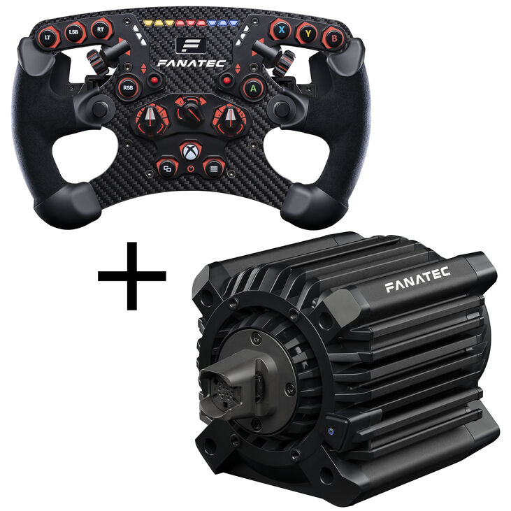 Fanatec ClubSport Steering Wheel Formula V2.5 X + ClubSport DD+ Wheelbase (15Nm) image number 0