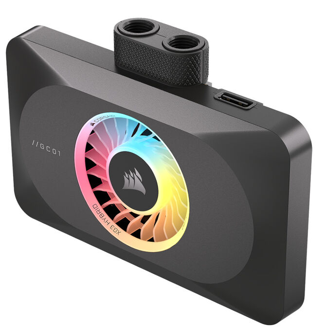 Corsair iCUE LINK XG3 RGB GPU Water Block - Acrylic, Nickel image number 3