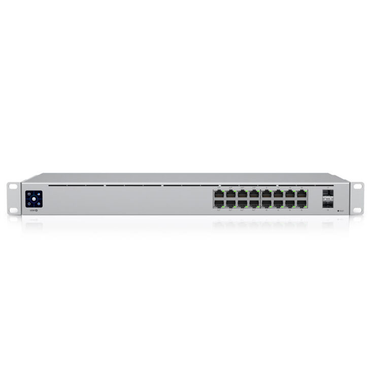 Ubiquiti UniFiSwitch 16 Rackmount Gigabit Managed Switch - 8x PoE+ image number 0