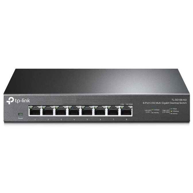 TP-Link TL-SG108-M2 Unmanaged Switch, 8x 2.5G-LAN - schwarz image number 1