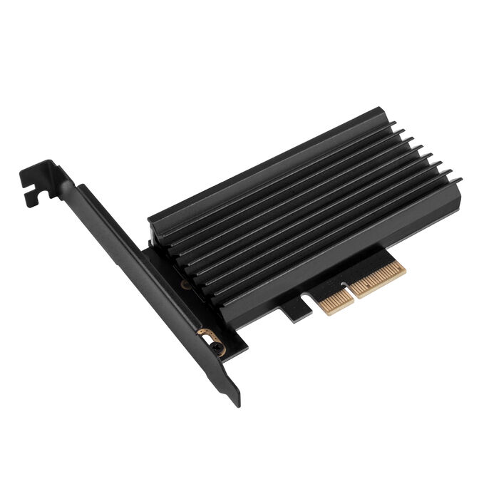 SilverStone SST-ECM24-ARGB - PCI-E Gen4 expansion card for M.2 (NGFF) - with cooler, ARGB image number 1