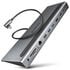 AXAGON 11-in-1 Hub mit USB-C Kabel und Netzladegerät image number null