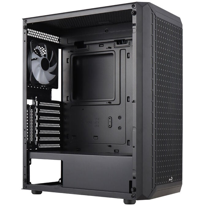Aerocool Beam-G-BK-v2 Midi-Tower, Tempered Glass - schwarz image number 4
