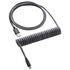 CableMod Classic Coiled Keyboard Cable USB-C zu USB Typ A, Carbon Grey - 150cm image number null