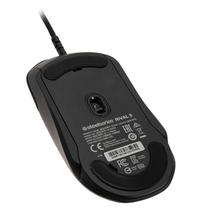 SteelSeries Rival 5 Gaming Maus - schwarz image number 6
