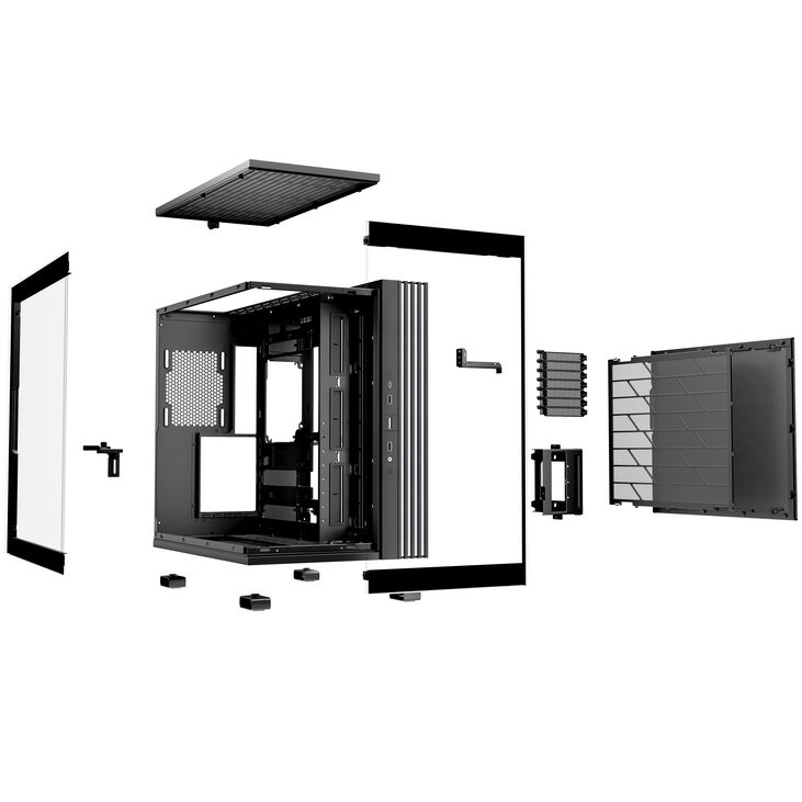 be quiet! Light Base 600 DX Midi-Tower, Tempered Glass, ARGB - schwarz image number 8