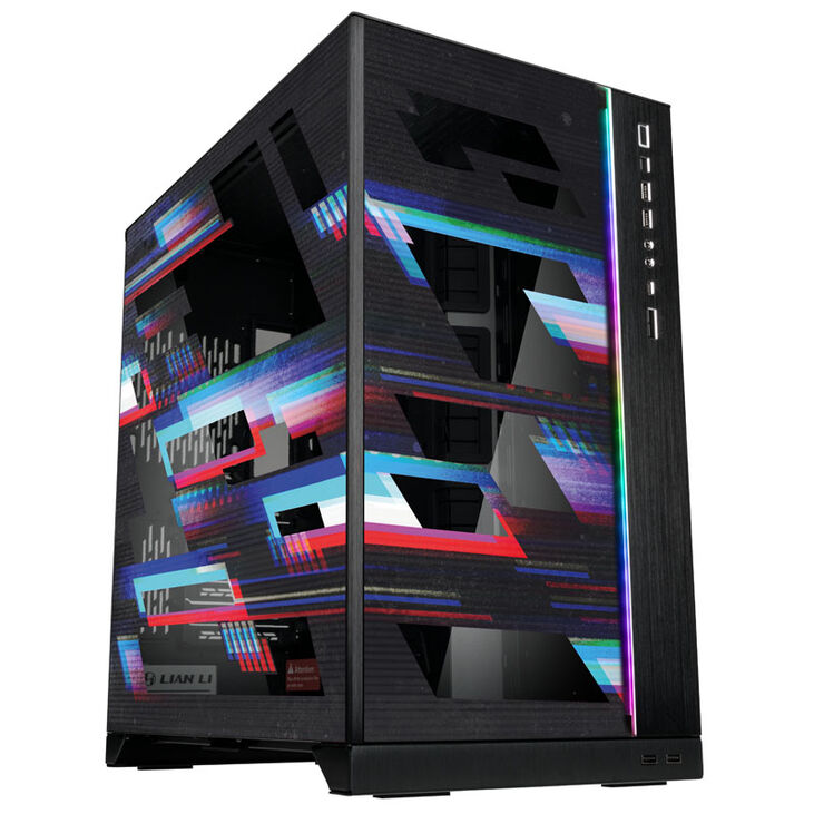 Stealkey Customs Lian Li O11D XL Folienset - Glitch image number 1