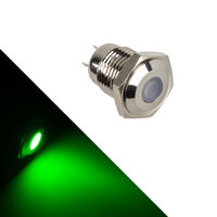 Lamptron Vandalism-proof LED - green, silver housing
