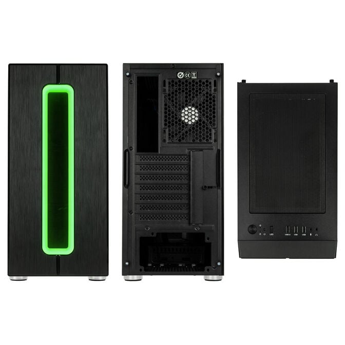 Kolink Nimbus RGB Midi-Tower, Tempered Glass - schwarz image number 3