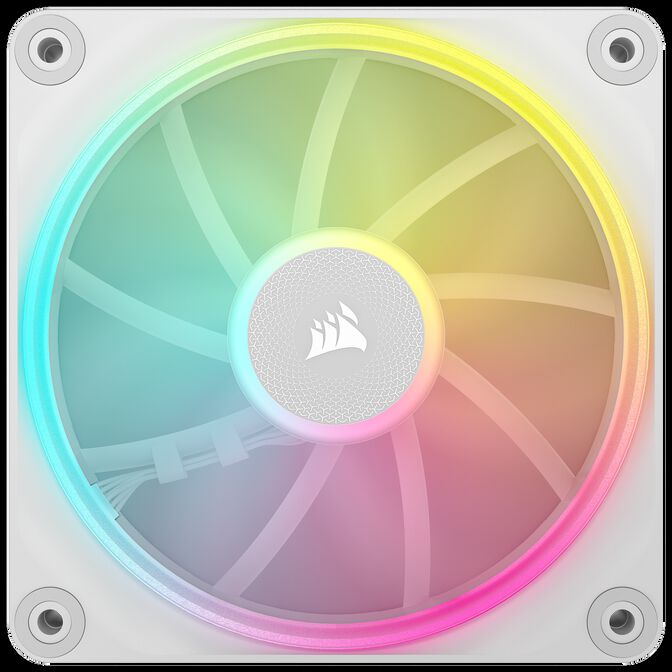 Corsair iCUE Link LX140 RGB, PWM Fan, 2-pack - 140mm, white image number 2