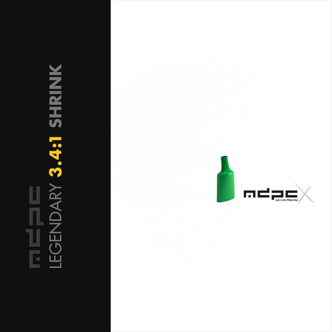 MDPC-X Schrumpfschlauch 3,4:1 SATA - Green, 0,35m image number 0