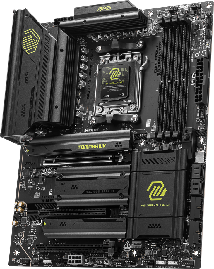 MSI MAG X870 Tomahawk WiFi Mainboard, Sockel AM5, AMD X870, ATX, DDR5 image number 3