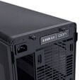Lian Li DAN Cases A3-mATX - Walnut, black + 3x UNI FAN SL-INF 120 ARGB Reverse Blade Fans + 1x Standard PWM Fan - 120mm image number null