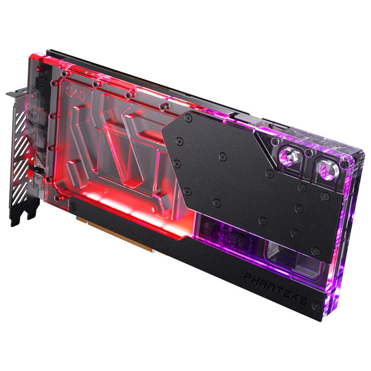 PHANTEKS Glacier G40 RTX 4090 Waterblock with Backplate for Gigabyte, D-RGB - black image number 7