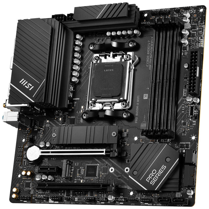 MSI Pro B650M-A WiFi, Sockel AM5, AMD B650M, Micro-ATX - DDR5 image number 5
