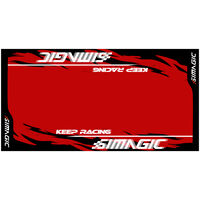 Simagic Carpet - black / red