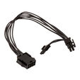 Kolink Adapter 4+4-Pin CPU auf 6+2-Pin-PCIe, schwarz image number null
