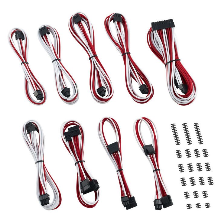 CableMod Classic ModMesh C-Series Cable Kit Corsair RMi & RMx - white/red image number 0
