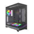 Montech Sky 3 PC Case, Mid Tower, ATX, ARGB, Tempered Glass - Black image number null